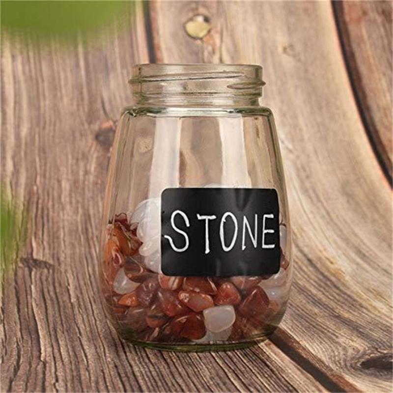 360/900Pcs Chalkboard Labels Removable Food Storage Jar Labels Reusable Blackboard Stickers for Kitchen Food Container