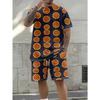 Coconut Palm Tree Men's Casual T-Shirt And Shorts Sets With A Print Style Artistic Outdoor Summer Clothing Casual 2-Piece Sets