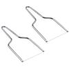 2PCS Stainless Steel Cheese Slicers Ergonomic Easy Clean Cheese Cutter Multipurpose Dishwasher Safe Butter Cutter