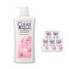 Clear Anti-Dandruff Scalp Care Shampoo, Fresh Cherry Blossom Scent