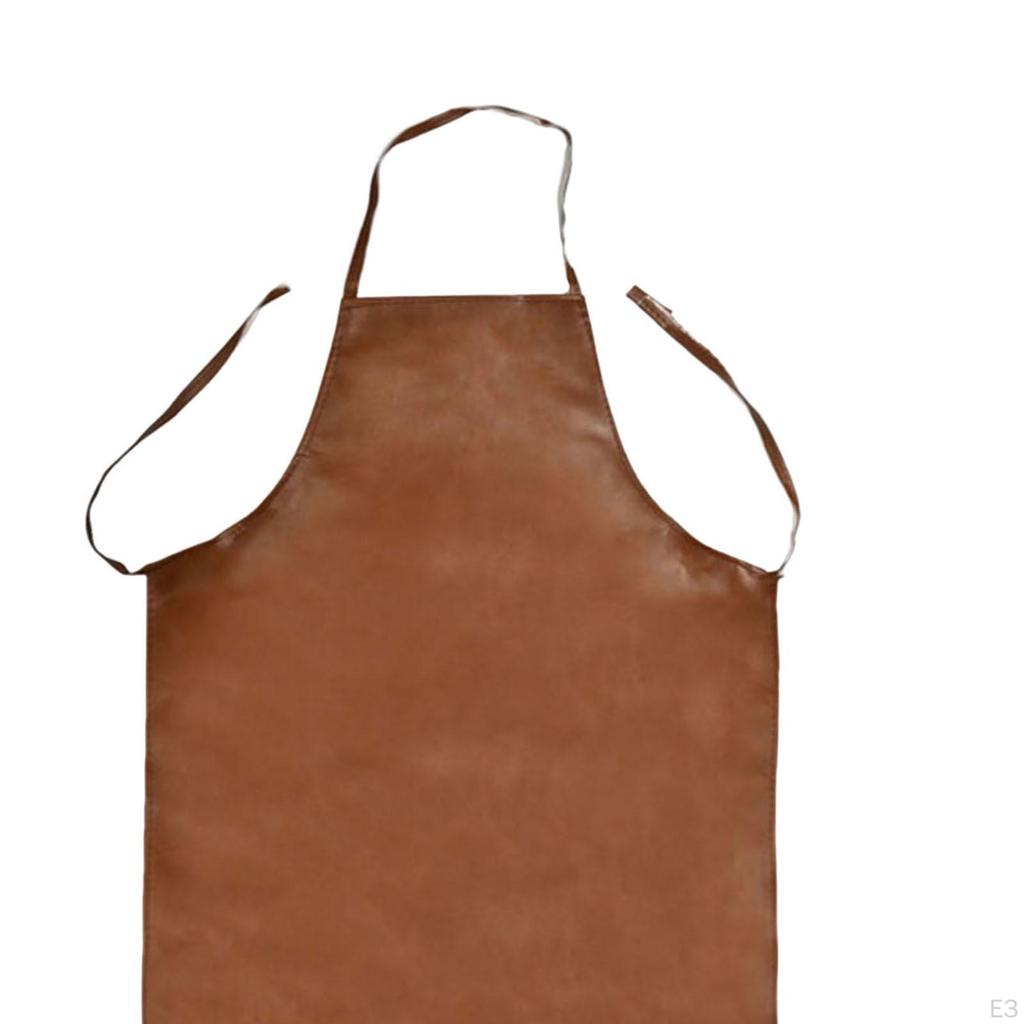 Grembiule in Pelle Resistente per Cucina e Barbecue