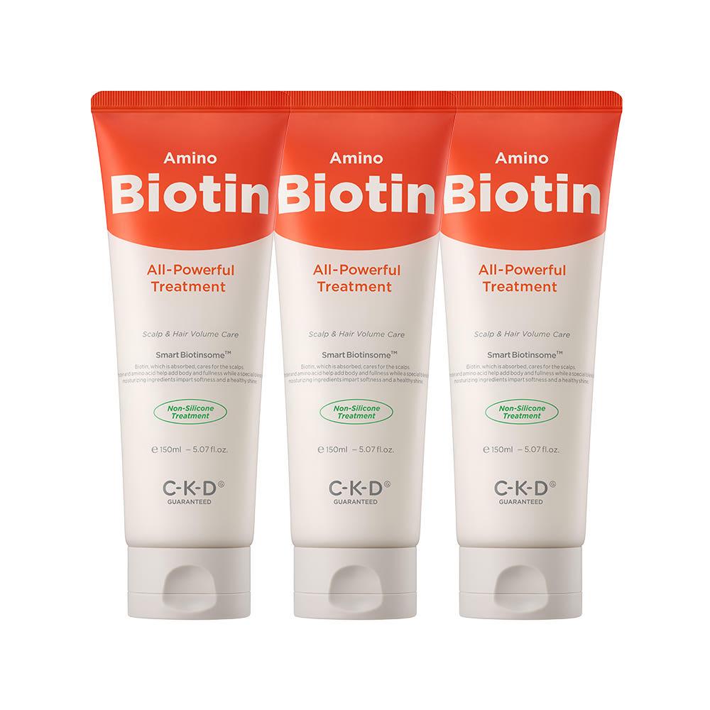 CKD Amino Biotin Hair Loss Relief Protein Treatment 150ml (Buy 2 Get 1 Free, Pack of 3)