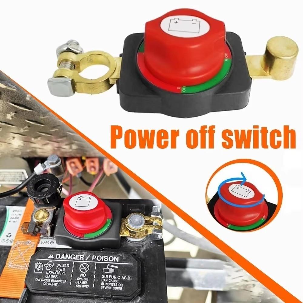 12-24V Battery Cut Off Switch Negative Terminal Car Power Switch Isolator  Vehicle Application