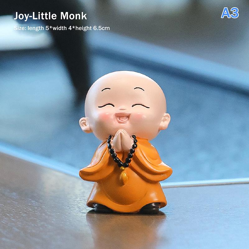 

1PC Mini Buddhas Statue Ornament Statue Buddhists Monks Buddhism Figurine Zen Ornament Home Aquarium Tank Garden Yard Decoration