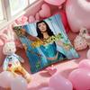 Music Album M-Marina the diamonds Pillow Case Soft Plush Fabric Double-Sided Printed Cushion Cover Warm Winter Sofa Pillow Case
