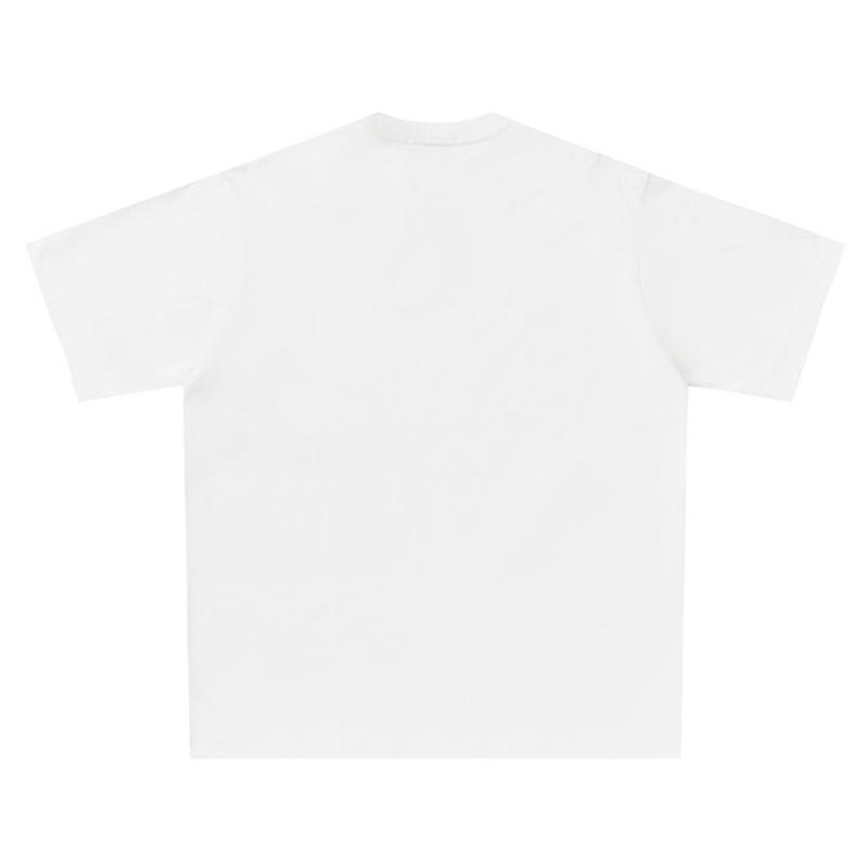 Herren T-Shirt Baumwolle Sommer Kurzarm T-Shirts Pullover Grafik Koreanische Mode Y2k Streetwear Oversized Harajuku Ästhetische Kleidung