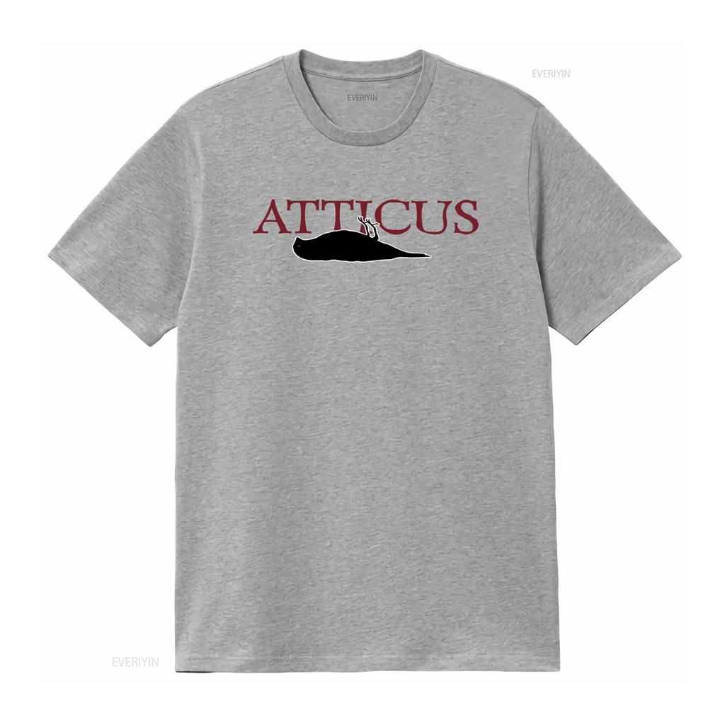 Atticus 2001 Deadbird Vintage T Shirt Heavyweight 100 Crewneck With Red Logo Book Inspired Design Casual Attire For Unisex S Xxxl