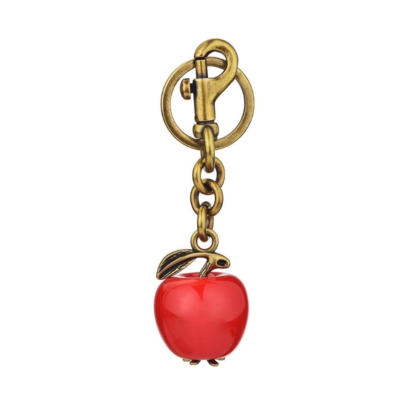 

Sparkling Apples Bag Charm Glitter Keychain Multifuntional Purse Accessory Fashionable Bag Pendant Present for Women 1