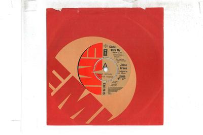 7inch Record JESSE GREEN - Come With Me EMI2615PROMO EMI 1977 UK Soul/Funk Used