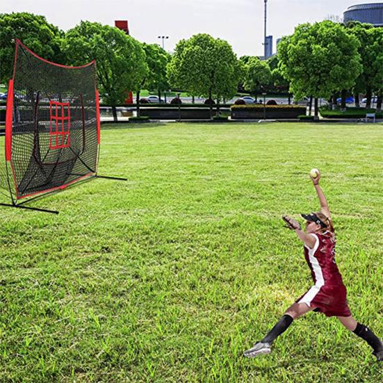 Baseball Net Pitching Net Extra-Large Easy To Install Portable Hitting Net Batting Practice Net Sports Accessories