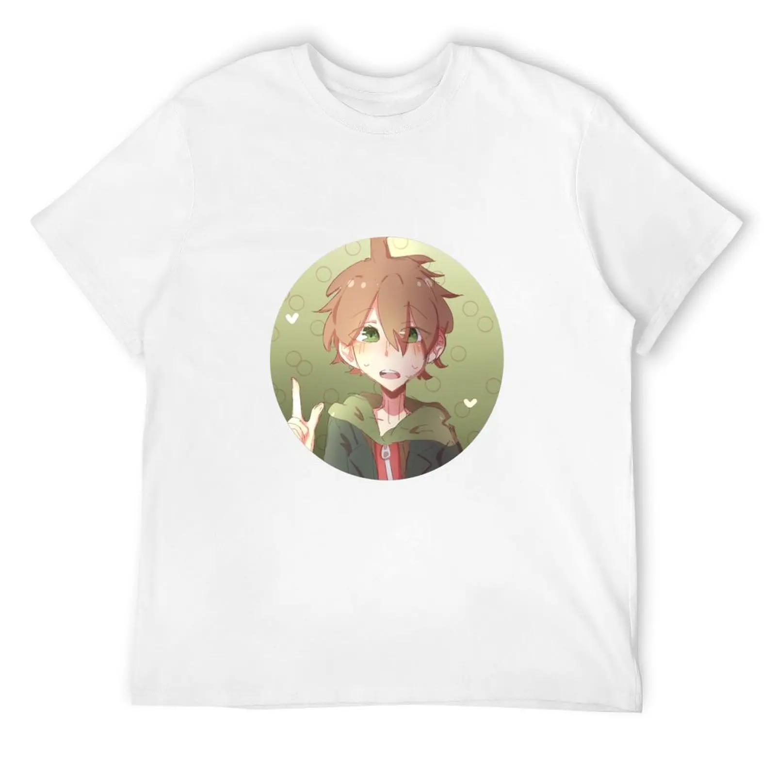 Макото Наэги Дизайнерская Футболка Графические Футболки Винтажная Графическая Футболка Каваи Одежда Мужская Футболка для Тренировок S белый