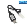 Universelles USB 3,7V 500mA Akku-Ladegerät-Paket JST KET EL Roter Buchsenstecker für mehrere kleine elektronische Geräte