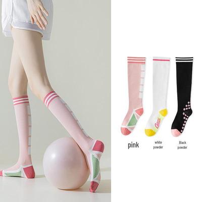 Damen Sommer Kompressionssocken für Laufen, Radfahren & Fitness - Anti-Varikös, Elastische Wadenlange Sportsocken