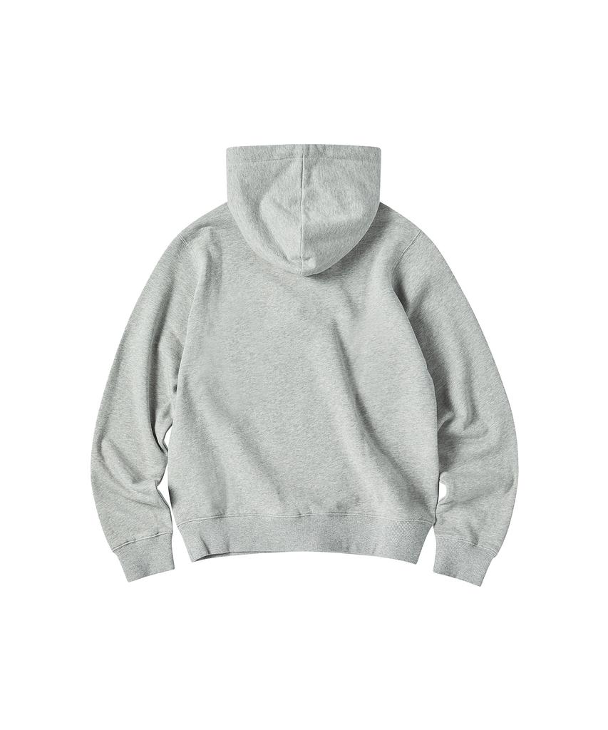 W Applique Sweat Hoodie [Melange]