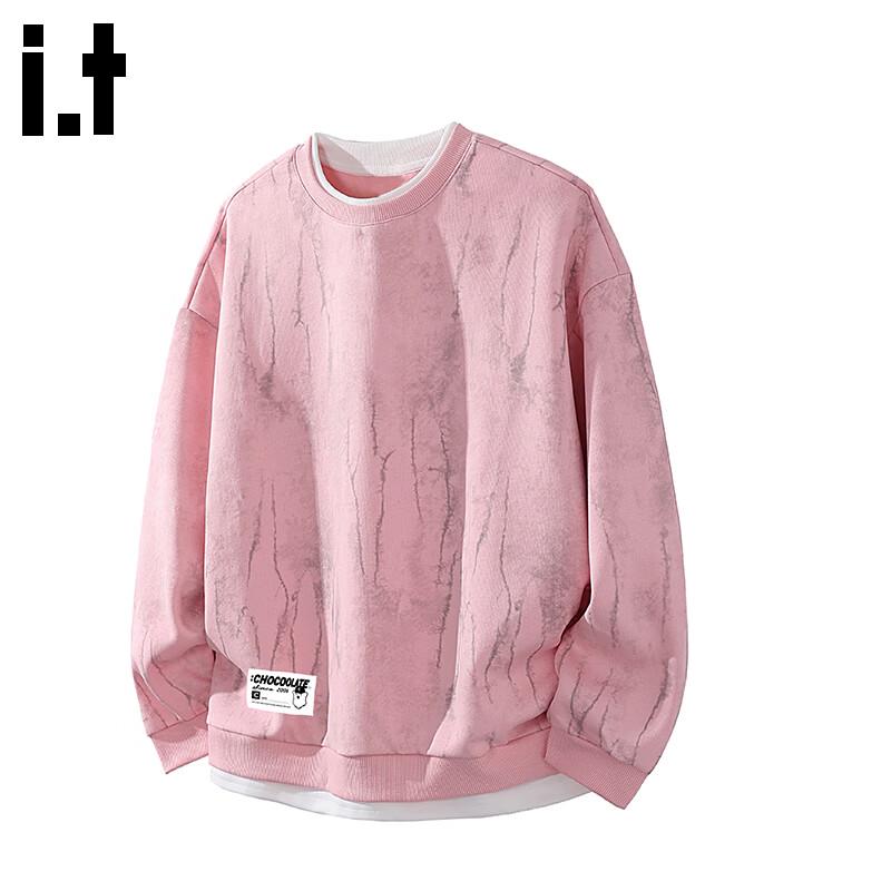 :CHOCOOLATE Tie-Dye Casual Men's Sweatshirt