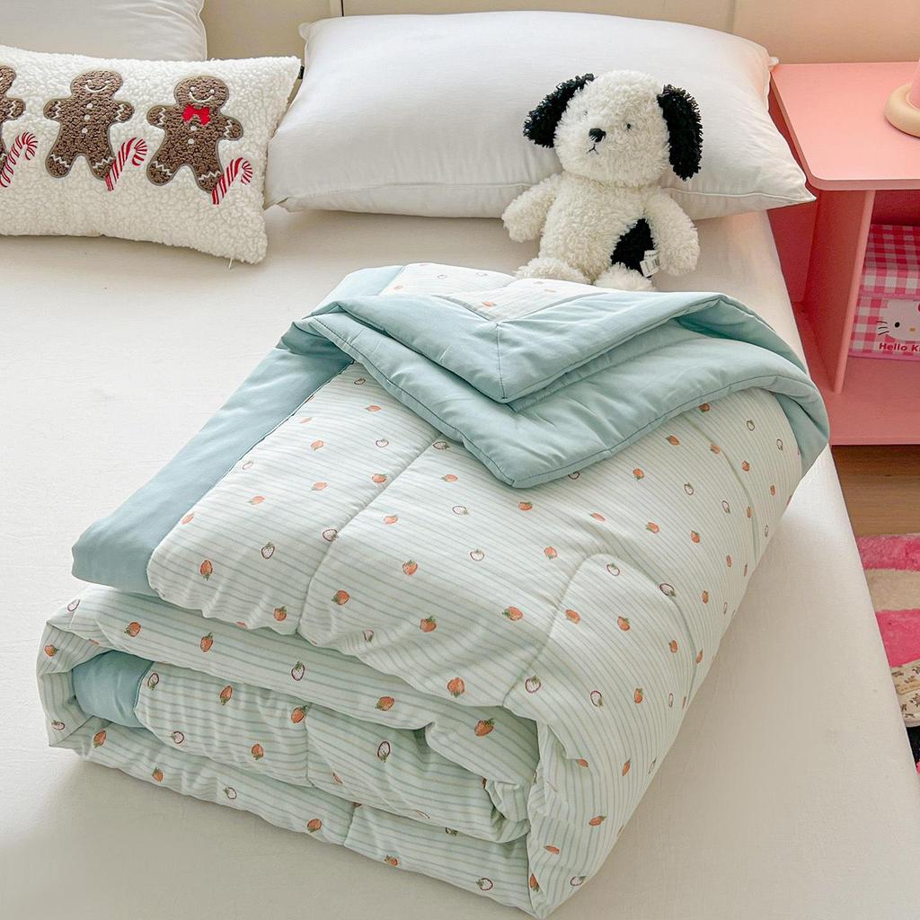 2026 Soft Washed Cotton Summer Quilt - Lightweight, Washable Air Conditioning Blanket