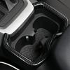 For Toyota RAV4 ABS Carbon Fiber Center Console Cup Holder Frame Trim Panel Cover Decoration for Toyota RAV4 2019 2020 2021 2022 Interior