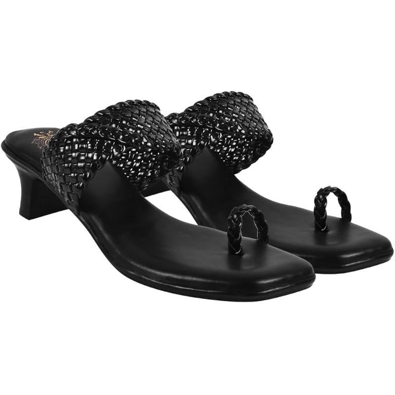 Shoetopia Women'S Sandal/Black /Eu37 / Uk4