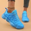 Zapatillas de deporte para mujer, zapatos de plataforma de color arcoíris a la moda, zapatos casuales para caminar, zapatos cómodos para exteriores para mujer