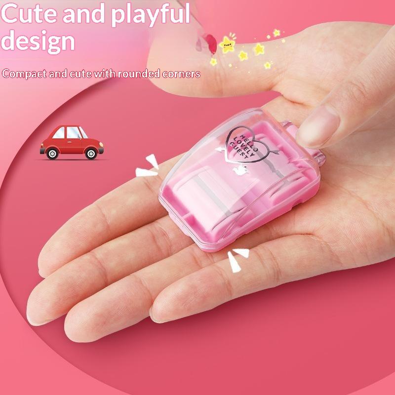 1Pcs Eraser Mini Portable Desktop Eraser Crumb Collectors Manual Desktop Sweeper Vacuum Cleaner Students Gift