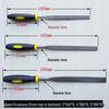 6-Piece Handcrafted Wood File Set: Fine-Tooth Steel Files for Woodworking DIY Projects.