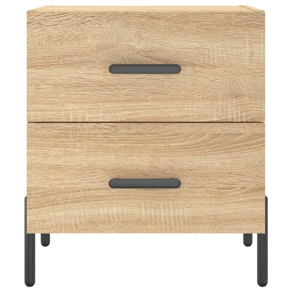 Nightstand, Sonoma Oak, 40X35X47.5 Cm Wood-Based Material