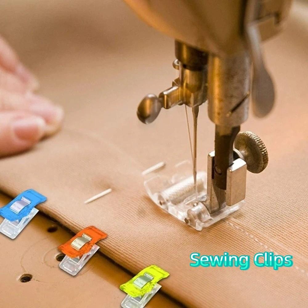 30PCS Multipurpose Sewing Clips Plastic Crocheting Clips Fabric Clips Sewing Supplies