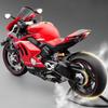Diecast Spray 1/7 Ducati Superleggera V4 Super Motorcycle Model Collection Miniature Voiture Ornament Boyfriend Gift Toy Vehicle
