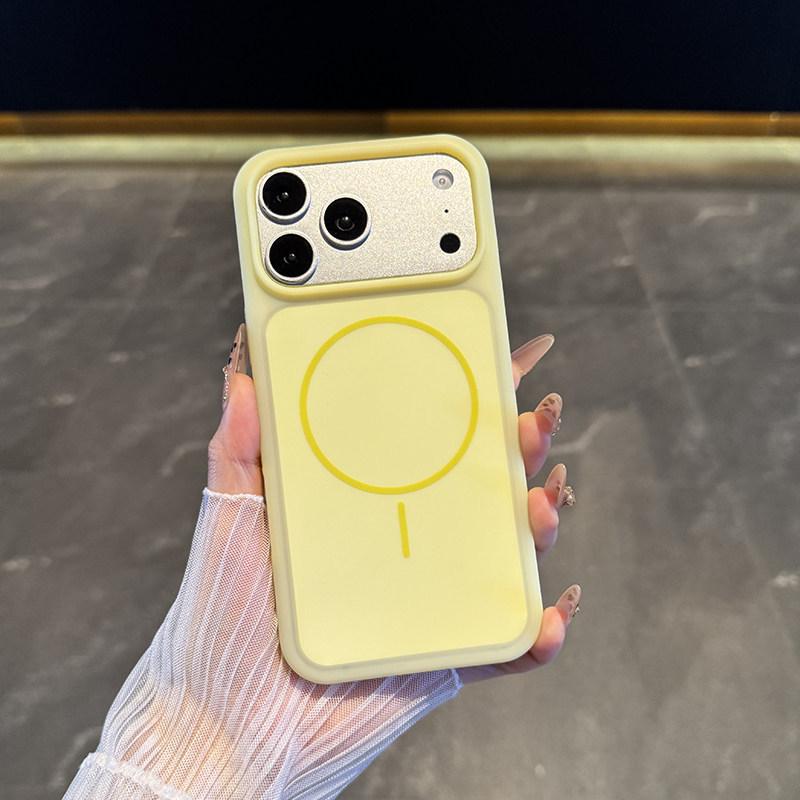 Ice Cream Jelly Color iPhone 17 Case, Liquid Silicone Magnetic Suction, Full Coverage for iPhone 16 and 15 Pro Max. iPhone 17 Pro Max