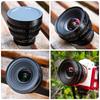 7 artisans 12mm Large Aperture Angle Cine Manual Fixed Focus Low Distortion Cinema Lens Compatible with Sony NEX NEX and NEX Black T2.9 APS-C