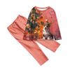 Family Matching Print Sets Pajamas Loungewear Outfits Family Matching Long Sleeve Tops+Pants Set