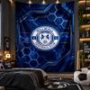 Wall Hanging Tapestry Millwall Football Print Cloth for Living Room Bedroom Home Decor