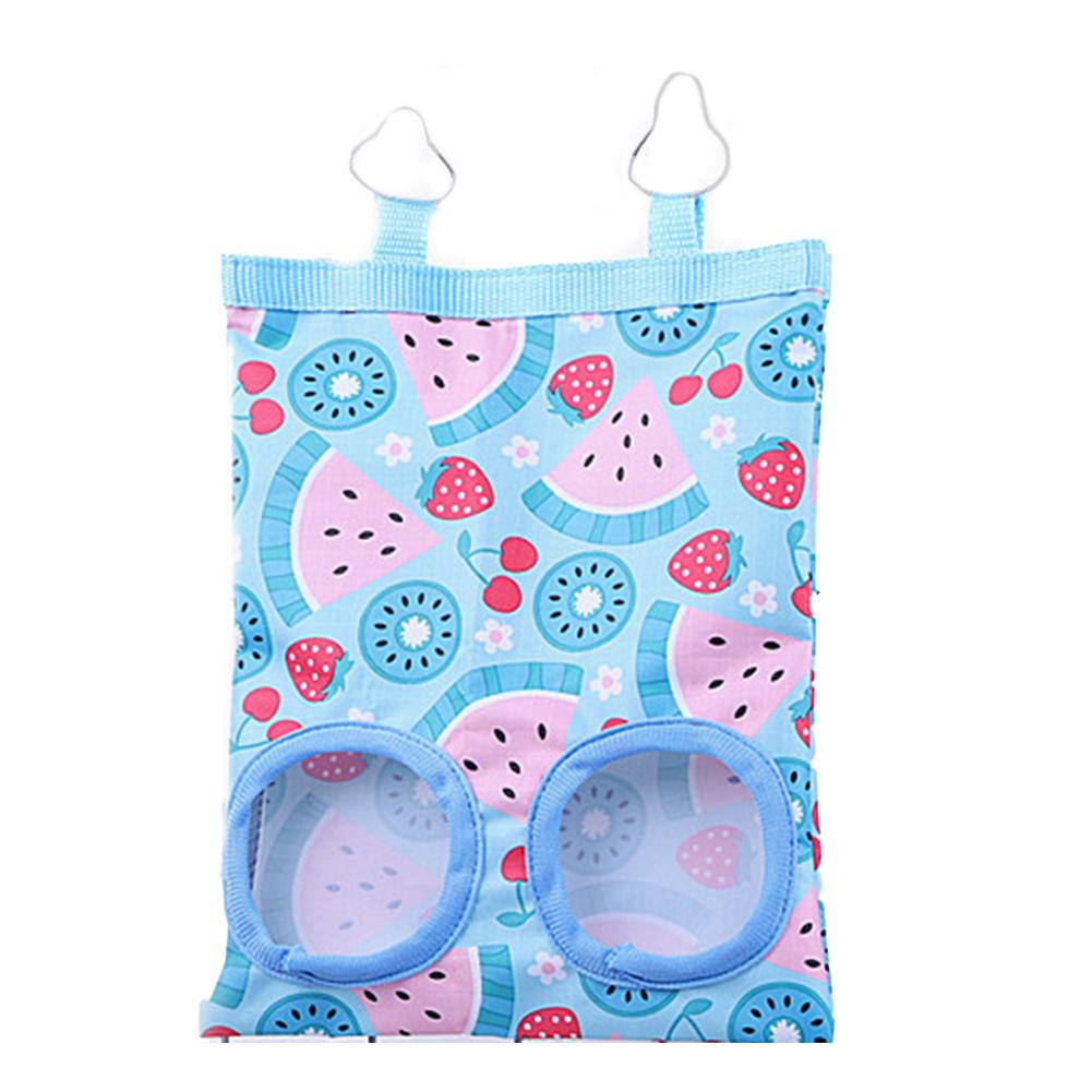 Hay Bag Hanging Pouch Feeder Holder Feeding Dispenser Container for Rabbit Guinea Pig Small Animals Pet Bunny Cage Accessories