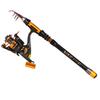 Portable Ultra-Light Ultra-Hard Mini Telescopic Sea Rod for Long-Casting Lure Fishing