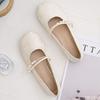 Fashion Spring Summer Style Gentle Beautiful Shallow Mouth Single Shoe for Women Simple Comfortable Versatile Flat Sole Single Shoe