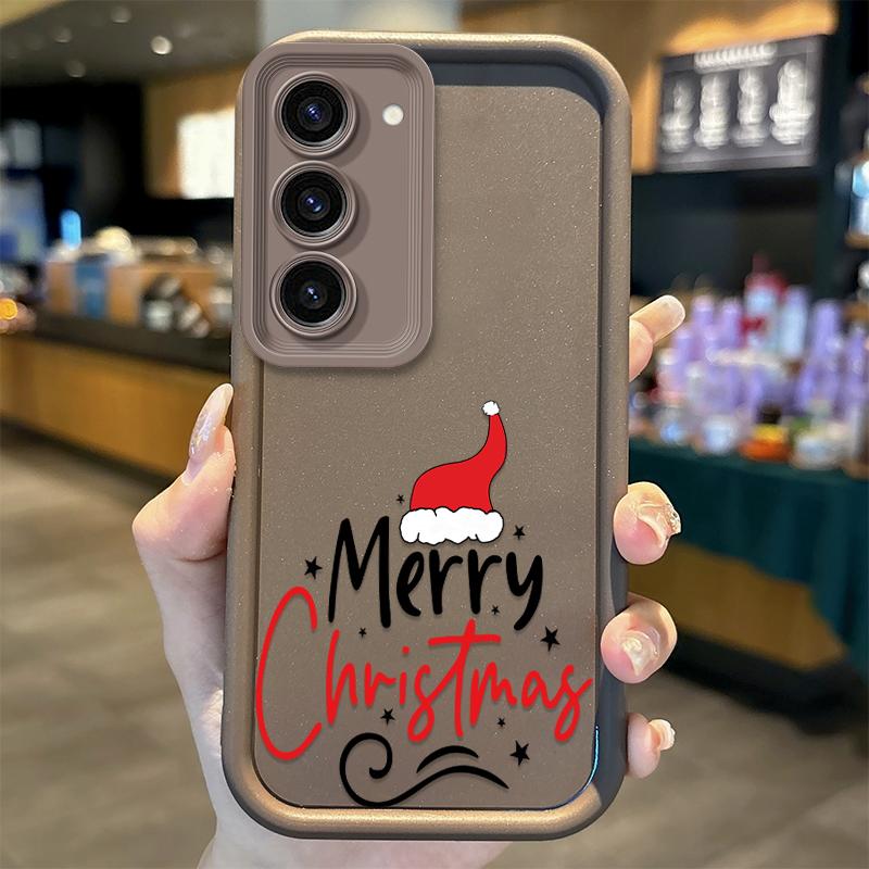 Christmas Pattern Phone Case For Samsung Galaxy A35 A34 A33 A32 5G A31 A30 A24 A23 A22 A16 A12 A06 A03 M55 Soft Shockproof Cover