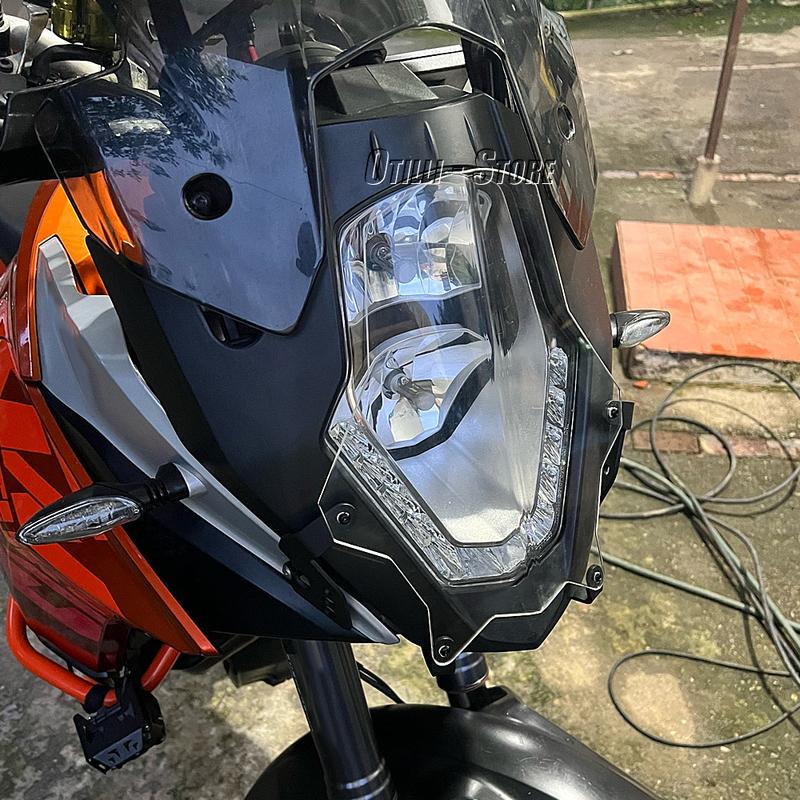 New For 1050 Adventure ADV 1190 Adventure /R 1290 Super Adventure /T Motorcycle Headlight Guard Protector Transparent Lens Cover