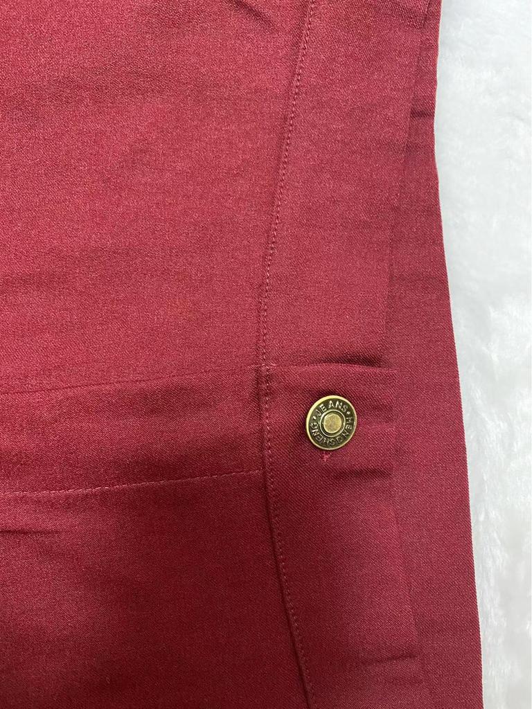 Pantalon décontracté ajusté et élastique couleur bonbon