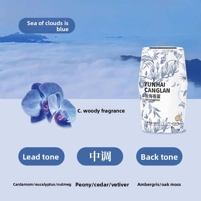 

Ароматерапия для ванной комнаты, Дезодорация помещений, Товары для ароматерапии дома, Парфюм для устранения запаха в туалете и ванной [Upgraded] Cloud Sea Blue