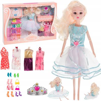 Lalka Blond Włosy Zestaw H109924305