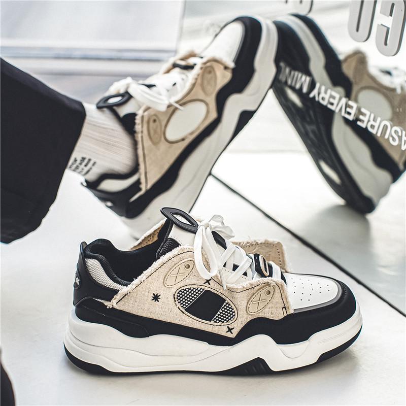 Men 's Casual Four Seasons Fashion Students Comfortable Sneakers Boys Trending Soft Sole Breathable Shoes