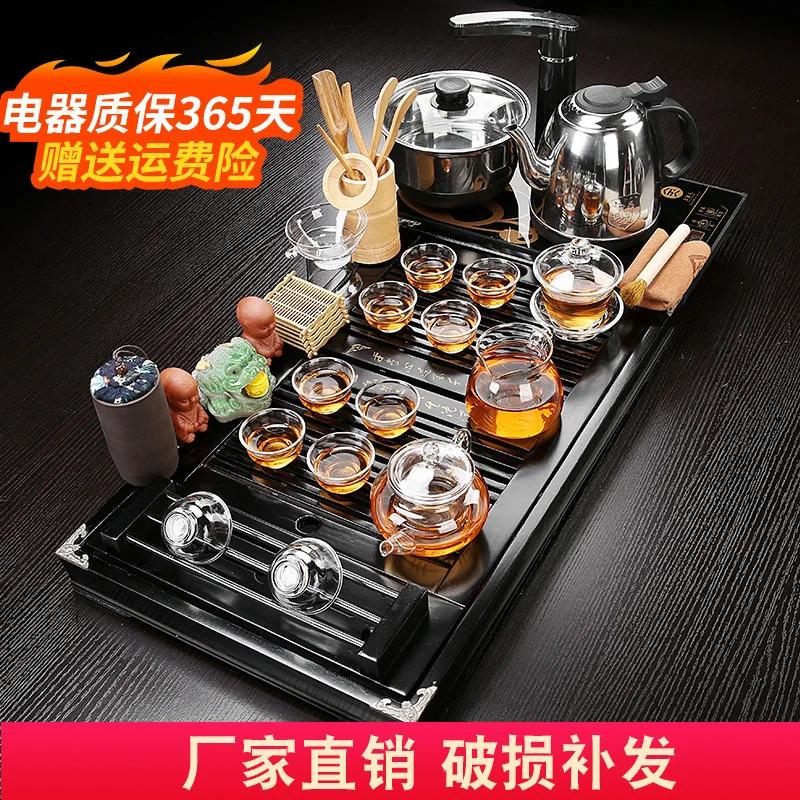 Purple Clay Chinese Tea Cup Set Porcelain Vintage Simple Kung Fu Luxury Tea Set Strainer Juego De Te Household Products DG50TS