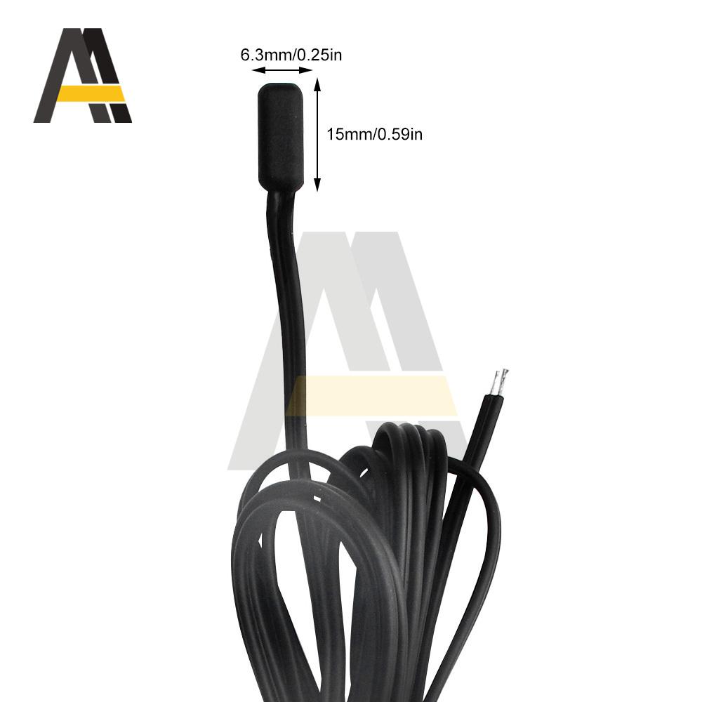 10K B3435 NTC Temperature Sensor Highly Accurate Thermistor Temperature Measuring Probe for Boiler Cold Storage Monitoring
