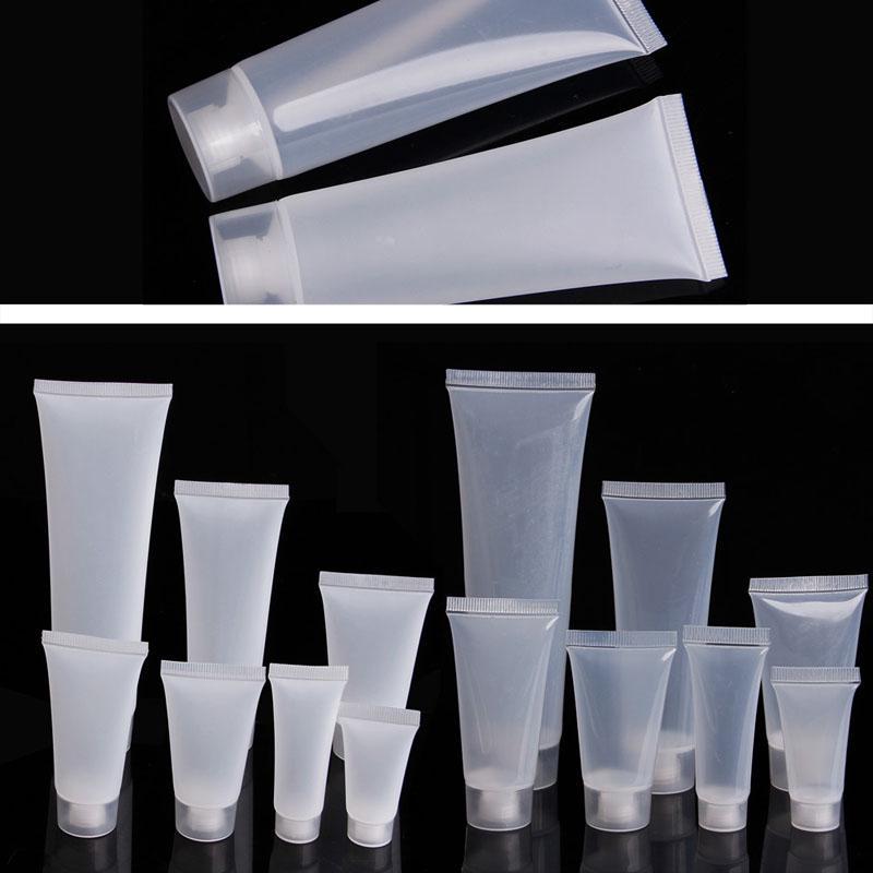 Buy 1pc Polish Empty Clear Tube Cosmetic Cream Lotion Container Makeup