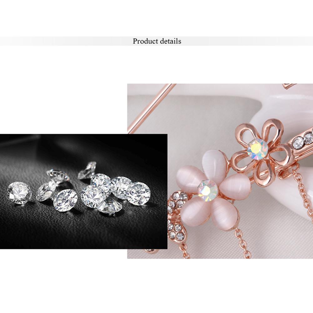 Women Lady Fashion Sweet Flower Brooch Scarves Buckle Jewelry Clothing Accessories