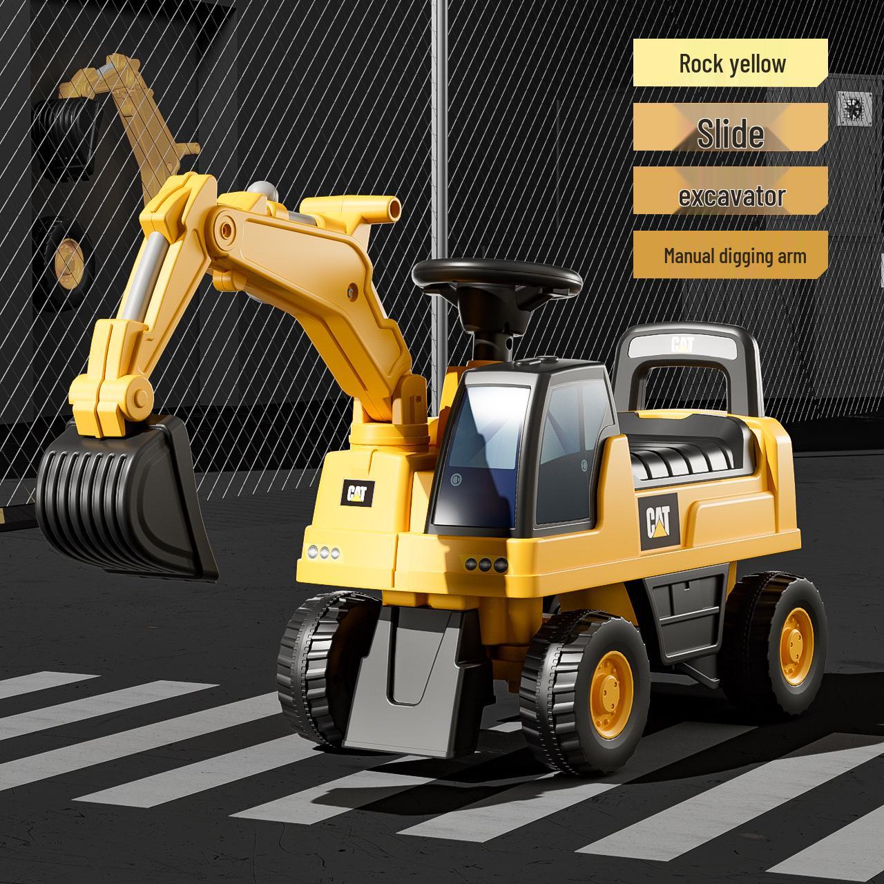 

Детская игрушка бульдозер для сидения: Каталка-экскаватор для мальчиков и девочек 2-5 лет