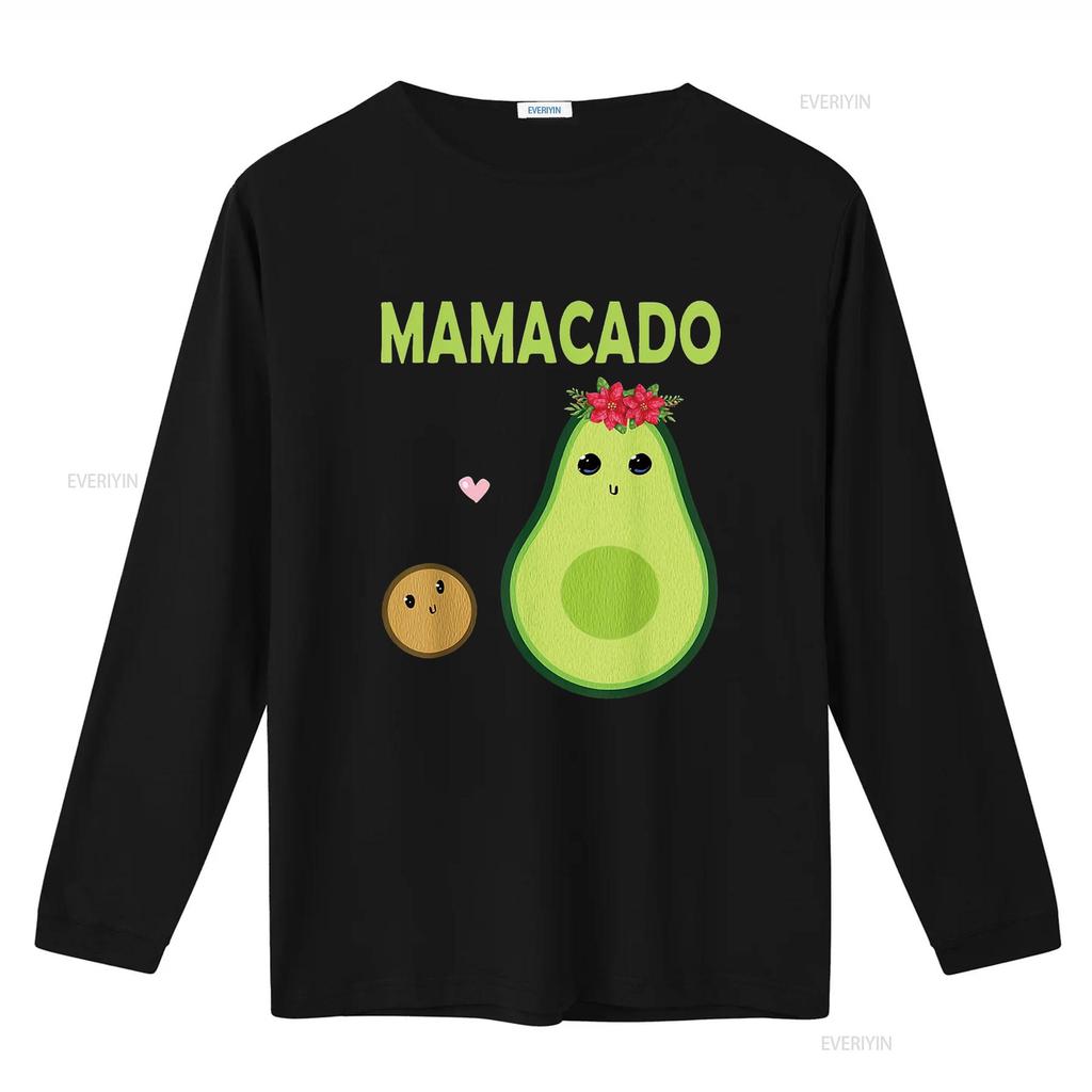 Womens Mamacado Cute Avocado Mom Kawaii Pregnant Mama Baby Women T Shirt vintage Washed Soft graphic Stylish Unisex Comfortable