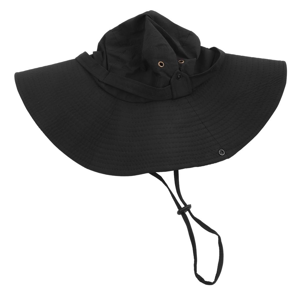 Fishing Hat Over UPF 50 UV Waterproof Versatile Wide Brim Bucket Hat for Outdoor Fishing
