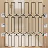Metal Retractable Pet Gate Foldable Retractable Pet Gate Home Barrier Auto Retract Space-Saving for Doorway, Stairs