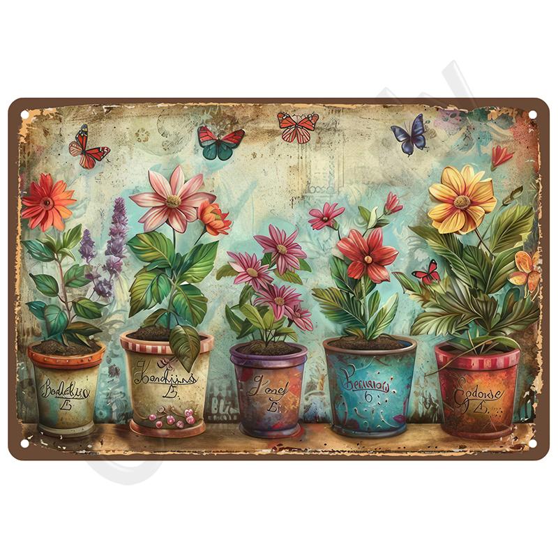 Retro Room Bathroom For Home Decor Items Tin Signs Metal Signs Vintage Wall Decorations Items Art Plate Posters Bar Accessories